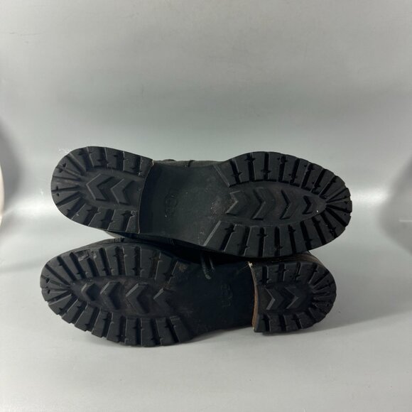 UGG 1095131 Kilmer II Combat Boot Lace-Up Black Leather Water Resistant, USA 9 - Picture 12 of 13